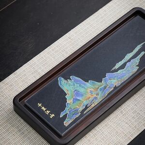 Gongfu Stone And Bamboo Tea Tray